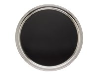 Dienblad 40 cm anti-slip zwart rvs/pvc