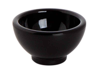 Sausbakje / Schaal Melamine 6cm H3,5cm 4cl Zwart Melamine Truyts