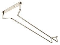 Glazenrek 30x11 cm chroom (set van 2)