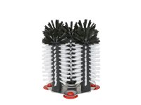 Spoelborstel 5-delig 18 cm hoog aluminium voet