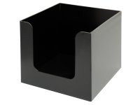 Servethouder zwart 14 x 14 x 11 cm Kunststof Zwart