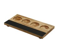 Proeverij display hout