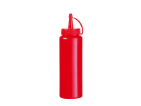 Dispenser flacon, HENDI, 0,35L, Rood, ⌀55x(H)205mm