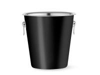 Wijnkoeler, BarUp, 3,3L, Zwart, ⌀220x(H)190mm