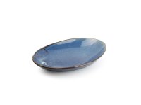 Diep bord 30x21xH3,7/5,5cm blue Nova