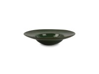 Diep bord 28/16xH6cm green Munduk