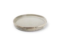 Plat bord 28,5xH3,5cm grey Munduk