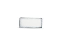 Plat bord 22x10cm black speckled Dusk