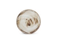 Plat bord 21cm brown Brush