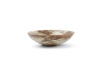 Kom 18xH5cm brown Brush