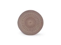 Plat bord 21xH1,5cm aubergine Mosaic