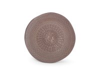 Plat bord 27xH2cm aubergine Mosaic