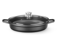 Braadpan met antiaanbaklaag, HENDI, 4,3L, Zwart, 425x332x(H)70mm