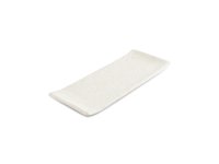 Serveerschaal 29x12xH2cm chalk white Calca