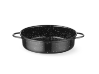 Braadpan, geëmailleerd, HENDI, Zwart, ⌀140x(H)45mm, Rond