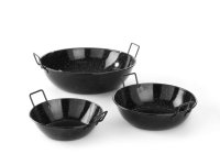 Geëmailleerde paëllaschalen