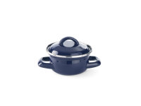 Soep- sauspannetje - met deksel, HENDI, 0,3L, Blauw, ⌀115x(H)90mm