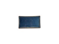 Plat bord 22x12cm blue Line