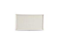 Plat bord 30x17cm white Line