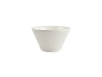 Kom 15xH8cm conisch white Line