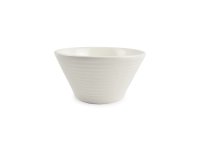 Kom 18xH9cm conisch white Line