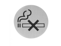 Deurschildjes, HENDI, Niet roken, ⌀75mm