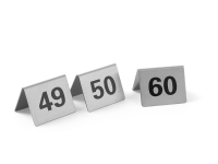 Tafelstandaard nummers, HENDI, Nummers 49-60, 50x35x(H)40mm