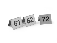 Tafelstandaard nummers, HENDI, Nummers 61-72, 50x35x(H)40mm