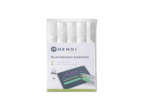 Krijtstiften 6 mm, HENDI, 5 witte stiften