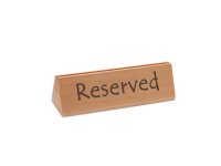 Tafelstandaard reserved