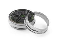 Uitsteekvorm set, HENDI, met kartelrand, ø18-108, (H)35mm