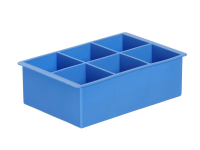 IJsblokjesvorm kubus XL, BarUp, Blauw, 170x110x(H)52mm