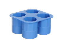 IJs shotglazen vorm, BarUp, Blauw, 122x122x(H)60mm