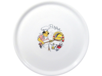 Pizzabord Traditional, HENDI, Wit, ⌀330mm