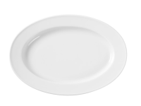 Schaal ovaal, HENDI, Wit, 290x200mm