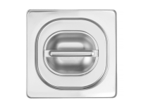 Deksel voor GN containers met siliconenrand, HENDI, Profi Line, GN 1/6, 176x162mm