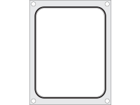 Traysealer matrix, HENDI, container 227x178 mm