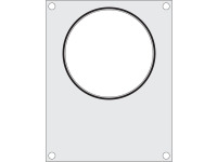 Traysealer matrix, HENDI, soepcontainer ø165 mm
