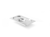Deksel voor GN containers met lepeluitsparing, HENDI, Kitchen Line, GN 1/4, 265x162mm