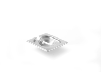 Deksel voor GN containers met lepeluitsparing, HENDI, Kitchen Line, GN 1/6, 176x162mm