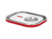 Deksel voor GN containers met siliconenrand, HENDI, Kitchen Line, GN 1/2, 265x325mm