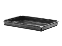 High speed oven bakplaat, anti-aanbaklaag, versterkt, HENDI, Zwart, 290x190x(H)30mm