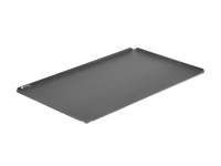 Tray - met 4 randen, HENDI, GN 1/1, Zwart, 530x325x(H)10mm, Rechthoekig