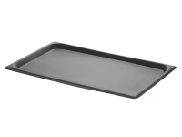 Oven tray met anti-aanbak coating CONVECTOMAT ROAST, HENDI, GN 1/1, Zwart, 530x325x(H)17mm