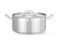 Kookpan laag - met deksel, HENDI, Profi Line, 12L, ⌀320x(H)150mm