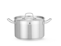 Kookpan middel - met deksel, HENDI, Profi Line, 6,7L, ⌀240x(H)150mm