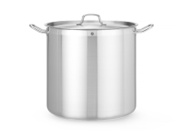 Kookpan hoog - met deksel, HENDI, Profi Line, 50L, ⌀400x(H)400mm