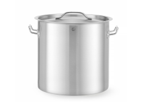 Kookpan hoog - met deksel, HENDI, Budget Line, 25L, ⌀345x(H)350mm