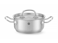 Kookpan laag - met deksel, HENDI, Kitchen Line, 1,4L, ⌀160x(H)75mm