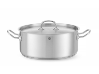 Kookpan laag - met deksel, HENDI, Kitchen Line, 7,3L, ⌀280x(H)120mm